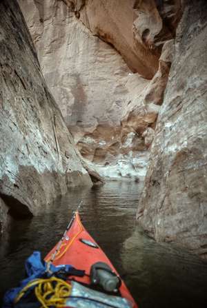 Exploring the end of a side canyon